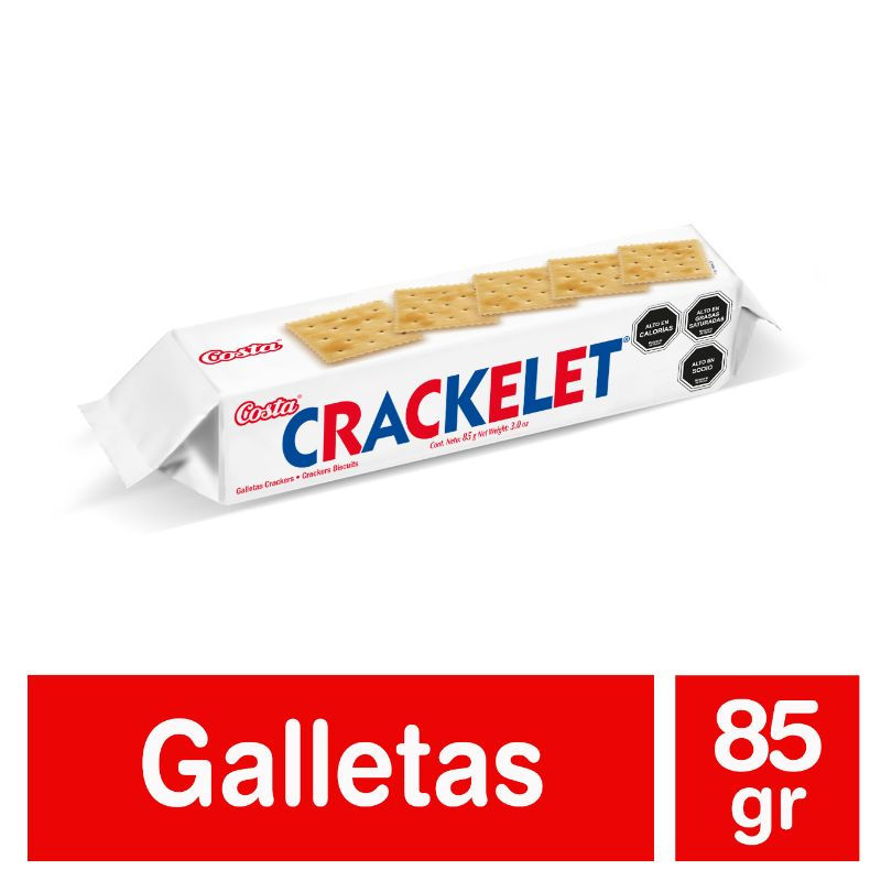 Galletas Saladas Bolsa 85 g Crackelet