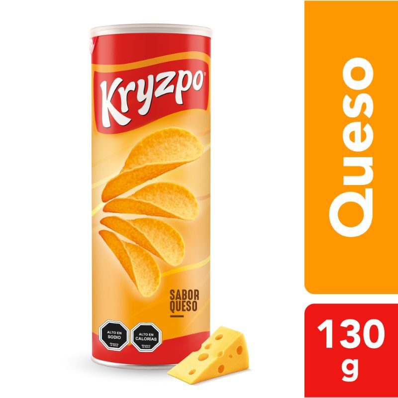 Papas Fritas Tarro Queso 130 g Kryzpo