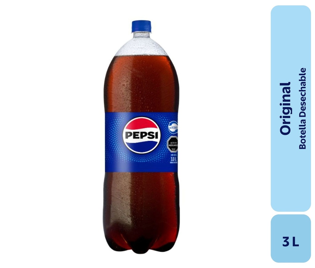 Bebida Original Botella 3 L Pepsi