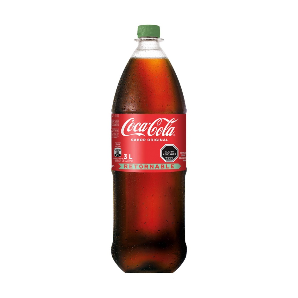 Bebida Original Botella Retornable 3 L Coca-Cola