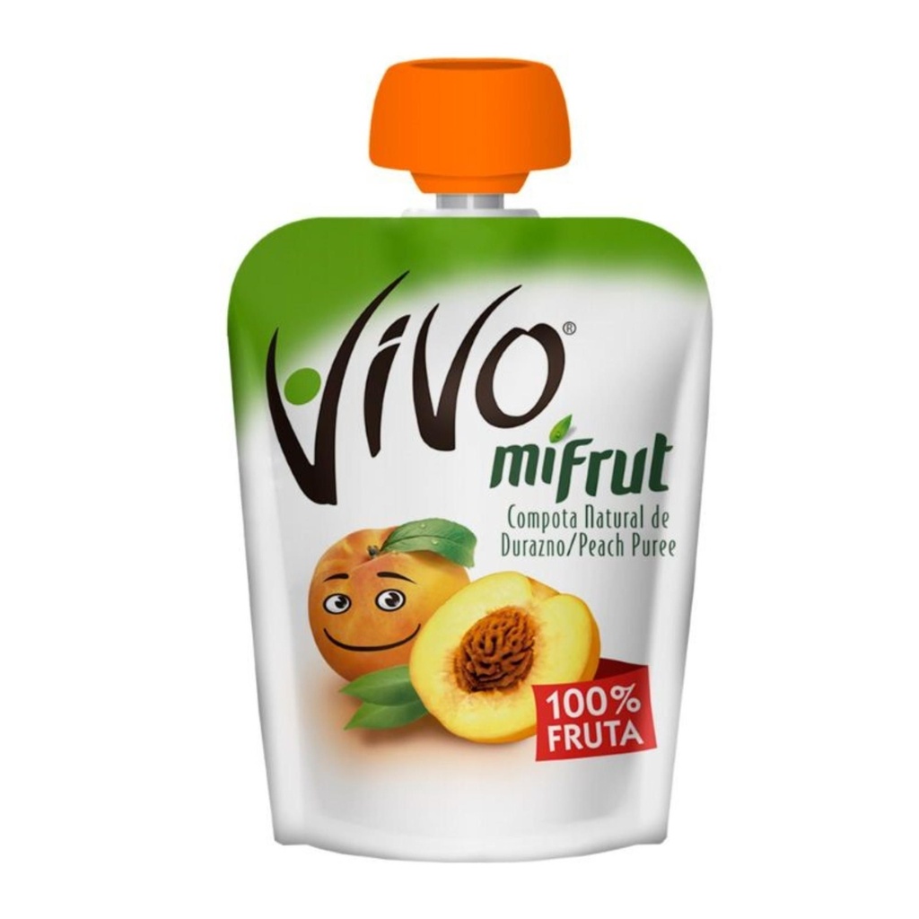 Compota Mifrut Durazno 90 g Vivo