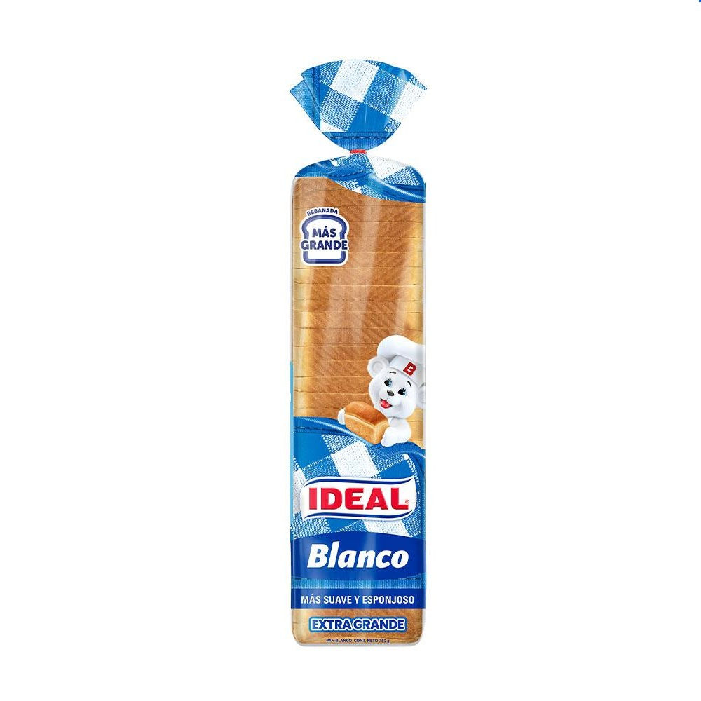 Pan De Molde Grande Xl 1 Un 750 g Ideal