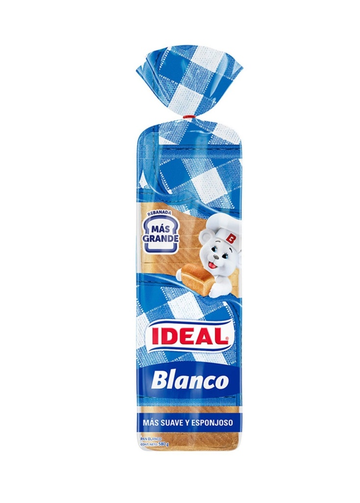 Pan de Molde Blanco 580 g Ideal