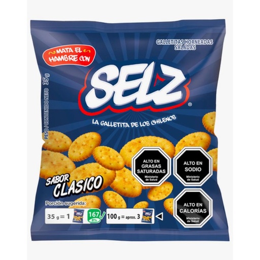 Galletas Saladas Mini Bolsa 35 g Selz