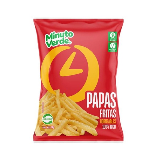[2291] Papas Pre Fritas 500 g Minuto Verde