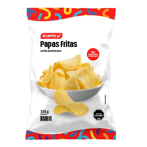 [4905790] Papas Fritas Corte Americano 330 g Acuenta