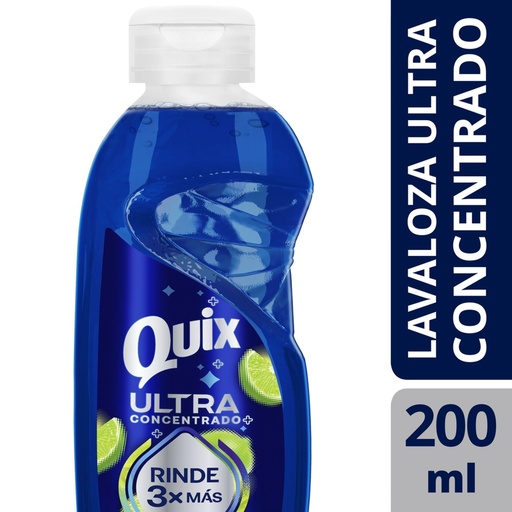 [4671291] Lavalozas Ultra Concentrado Rinde 3x Más 200 ml Quix