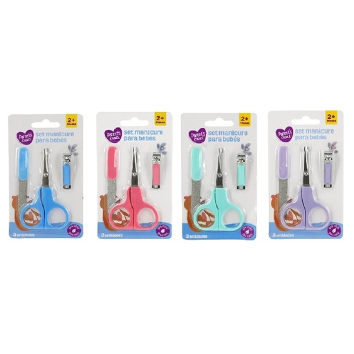 [533803] Set manicure bebes, color surtido 1 Un Parent's Choice