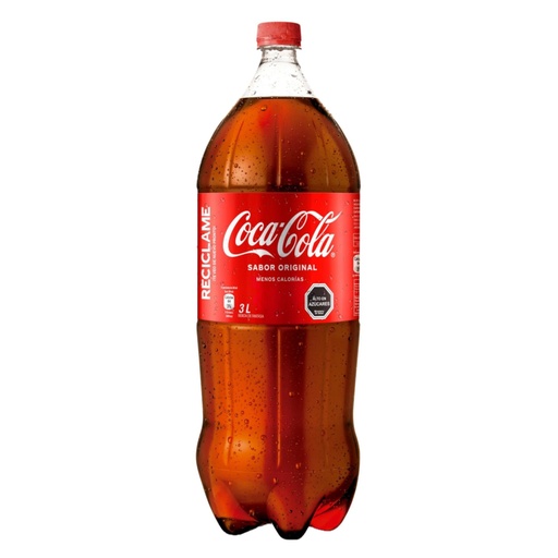 [3923] Bebida Original Botella 3 L Coca-Cola