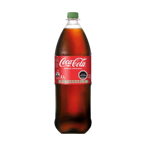 [432282] Bebida Original Botella Retornable 3 L Coca-Cola