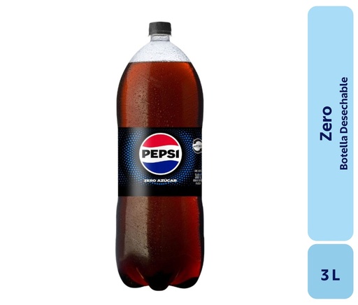 [847350] Bebida Zero Botella 3 L Pepsi