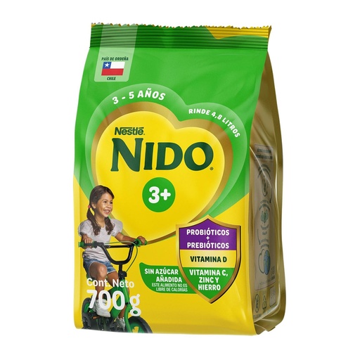 [3259] Leche en Polvo Semidescremada Etapa 3+ Bolsa 700 g Nido