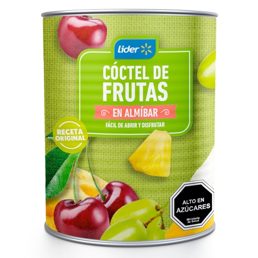 [4604125] Conserva De Cóctel De Frutas 820 g Lider
