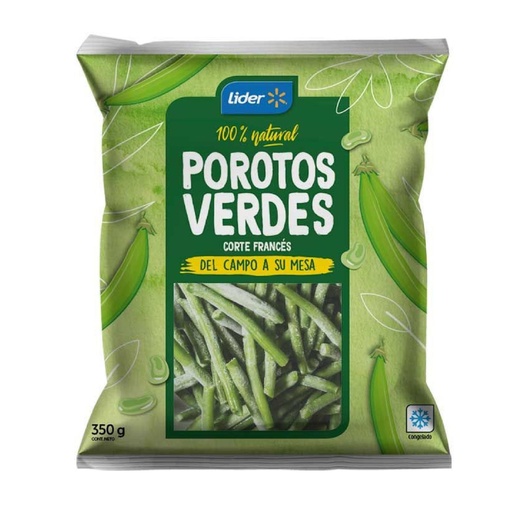 [488247] Porotos Verdes Corte Francés 350 g Lider