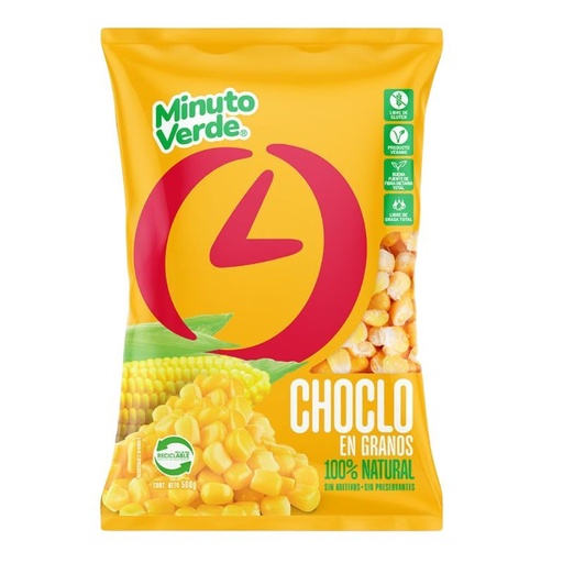 [300693] Choclos en Grano 500 g Minuto Verde